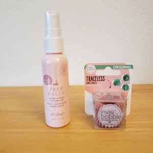 Drybar Mini Prep Rally Prime & Prep Detangler + invisibobble Original Hair Ring